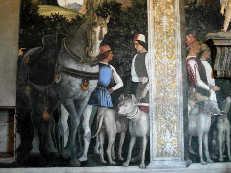 Kastell: Camera degli Sposi [Ehegemach] - Fresko von Mantegna (2017)