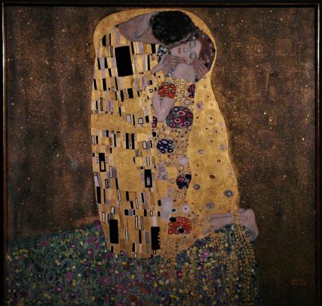 Wien: Oberes Belvedere - "Der Kuss" von Gustav Klimt (2019)