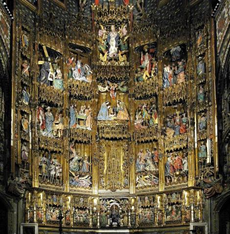 Toledo: Kathedrale - Hochaltar in der Hauptkapelle [Capilla Mayor] (2019)
