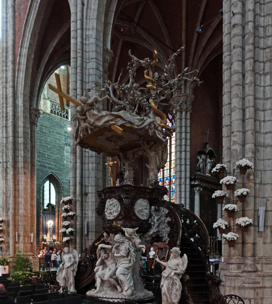 Gent: Kathedrale St. Bavo - Kanzel (2022)