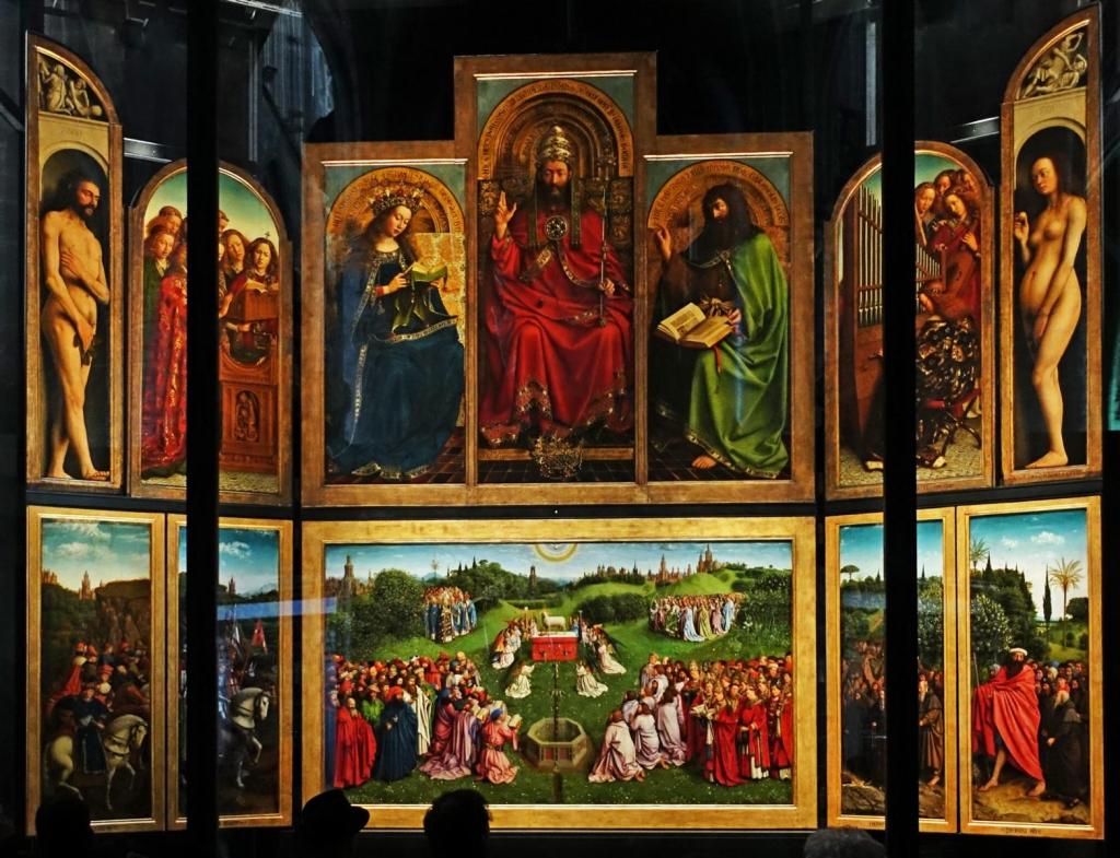 Gent: Kathedrale St. Bavo - Genter Altar der Gebr. van Eyck (2022)