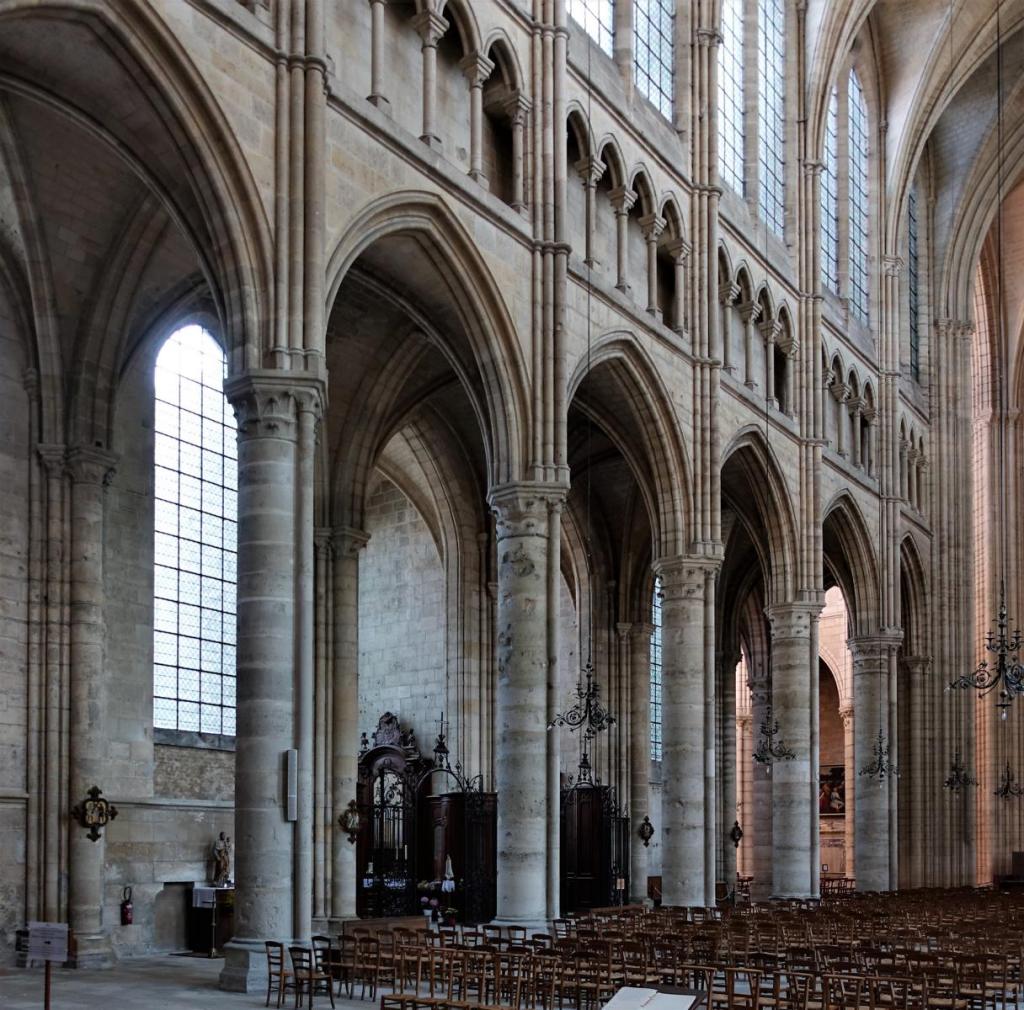 Soissons Kathedrale Mittelschiffwand (2022)