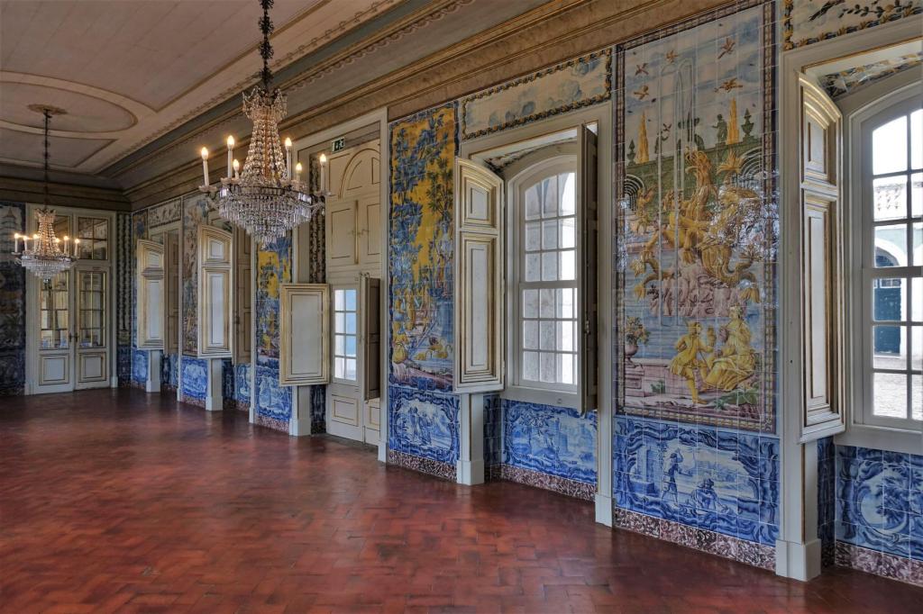 Queluz: Schloss - Azulejosaal (2023)
